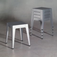 Aluminium Stool by Piet Hein Eek